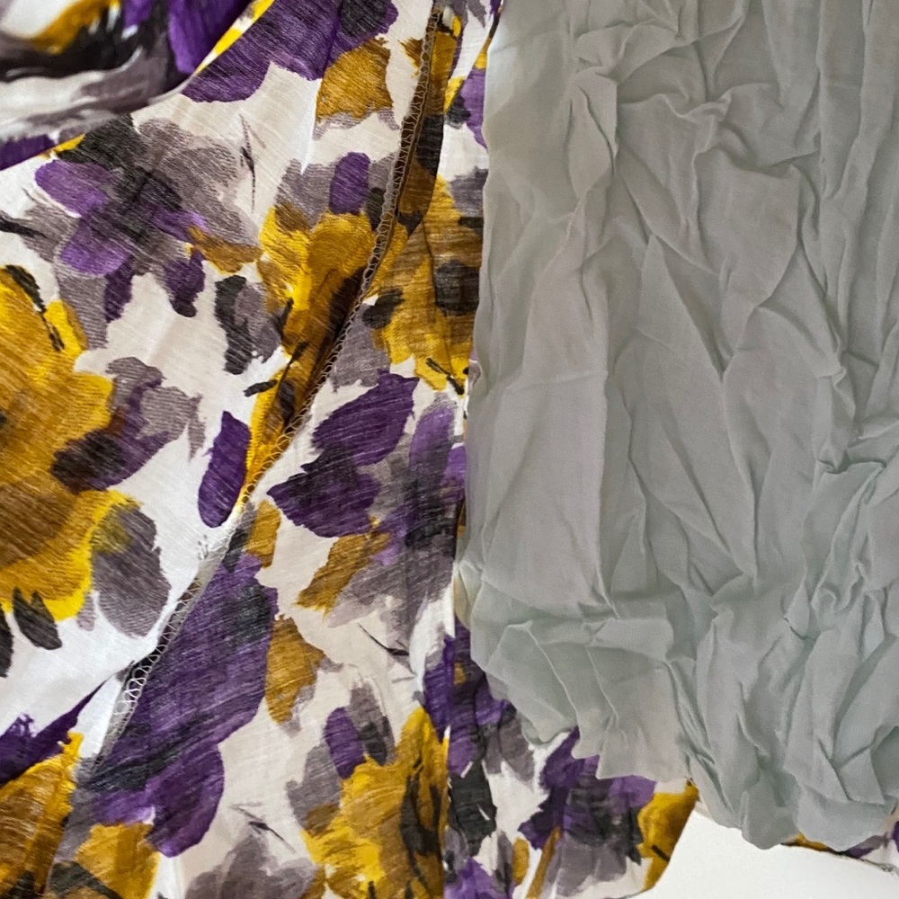 🛍 Dorothy Perkins Floral Dress Purple 10 UK/ 6 US - Picture 14 of 16